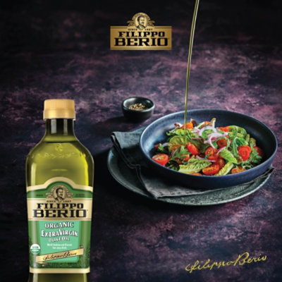 Filippo Berio Extra Virgin Organic Olive Oil 25 Oz - 25.3 FZ - Image 2