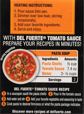 Del Fuerte Tomato Sauce Chipotle - 7.4 OZ - Image 5