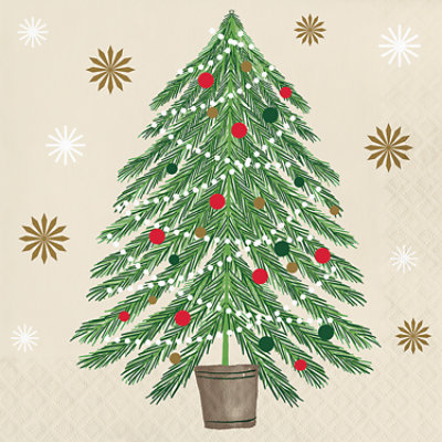 Ssel Merry Pines Lunch Napkins - 16 CT - Image 1