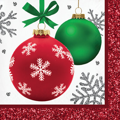 Ssel Elegant Ornamnts Bev Napkins - 16 CT - Image 1