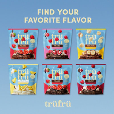 Tru Fru Frozen Fresh Raspberries In Dark & White Chocolate 18 Oz Resealable Pouch - 18 OZ - Image 4