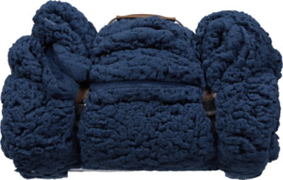 Posh Home Lambwool Mink Throw Navy - Each - Image 4