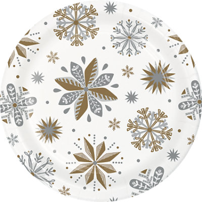Ssel Winter Shimmer Dinner Plate - 8 CT - Image 1