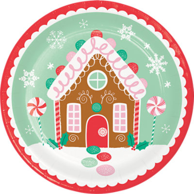 Signature Select Holiday Sweets Dinner Plate - 8 Count - Image 1