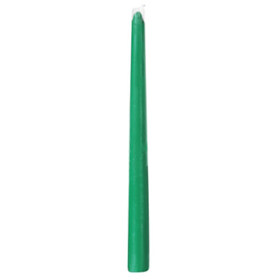 Candle Essentials Green Taper Candle - Each - Image 2