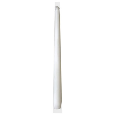 Candle Essentials White Taper Candle - Each - Image 1