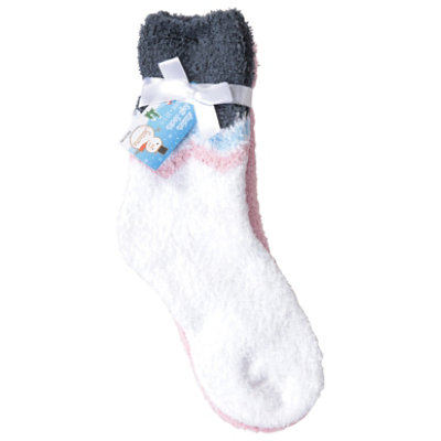 Signature Select Softie Crew Socks E 2 Pack - Each - Image 1