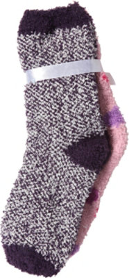 Signature Select Softie Crew Socks F 2 Pack - Each - Image 3