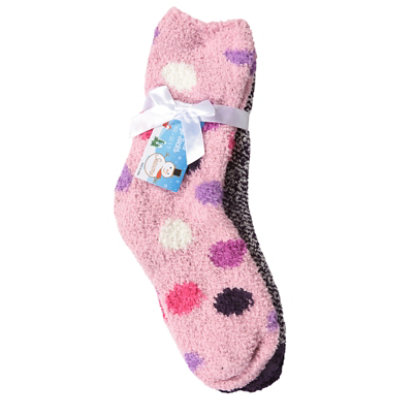 Signature Select Softie Crew Socks F 2 Pack - Each - Image 1