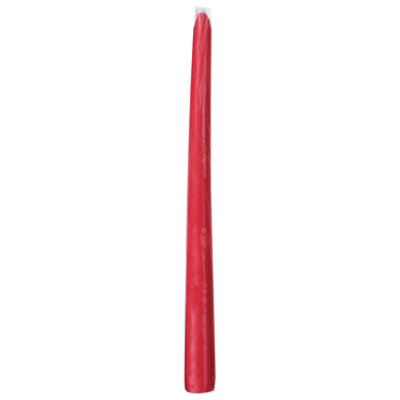 Candle Essentials Red Taper Candle - Each - Image 2