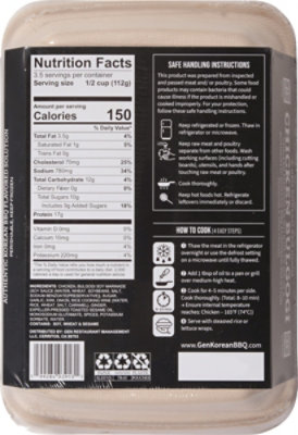 Gen Chicken Bulgogi Korean Bbq -14 Oz - Image 5