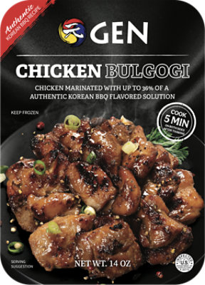 Gen Chicken Bulgogi Korean Bbq -14 Oz - Image 1