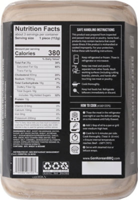 Gen Beef Short Ribs Korean Bbq - 14 Oz - Image 5