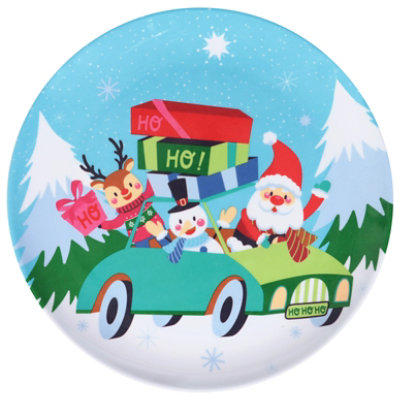 Signature Select Kids Plate Christmas Friends - Each - Image 1