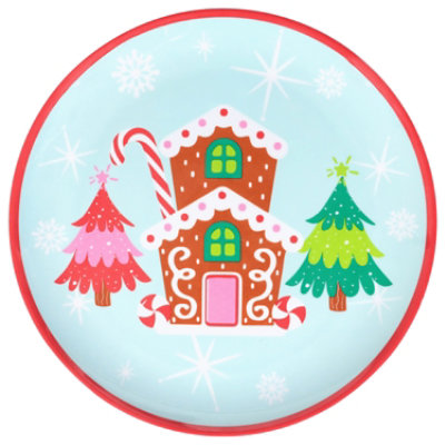 Signature Select Holiday Kids Plate Gingerbread - Each - Image 1