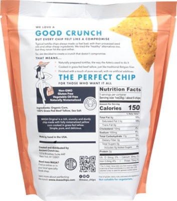 Masa Tortilla Chips Original - 5 OZ - Image 5