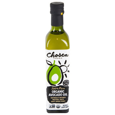 Chosen Foods Organic 100% Avocado Oil 16.9fz - 16.9 FZ - Image 1