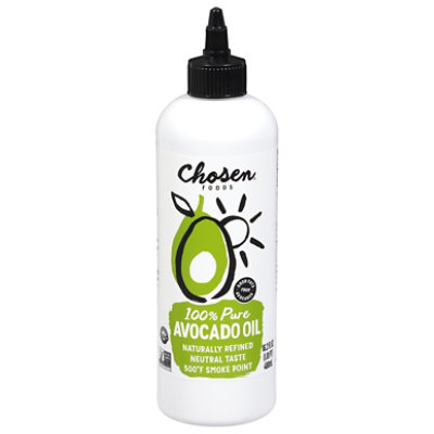 Chosen Foods Squeeze 100% Pure Avocado Oil 16.2 Fluid Ounce - 16.2 FZ - Image 1