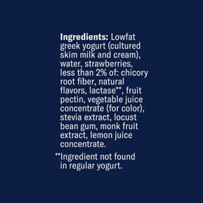 Chobani 20g Protein Lowfat Greek Yogurt Drink Strawberries & Cream 4-10 Fz - 4-10 FZ - Image 4