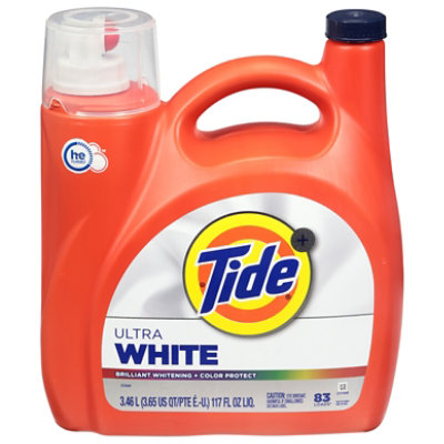 Tide He Liquid Laundry Detergent Plus Ultra Oxi White Original Scent 117 Fl. Oz. - Image 2
