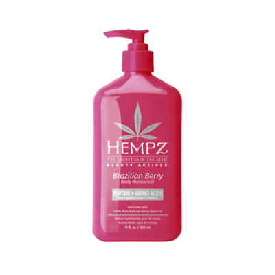 Hempz Beauty Actives Brazilian Berry Herbal Body Moisturizer 17 Oz. - 17 FZ - Image 1