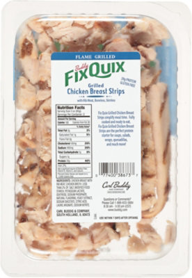 Buddig Fix Quix Grilled Chicken Breast Strips 6 Oz - 6 OZ - Image 5
