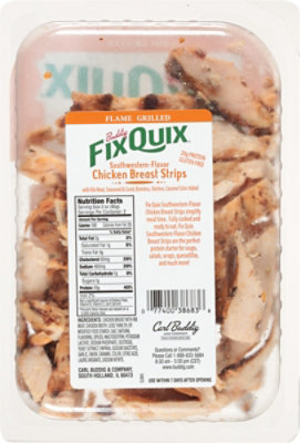 Buddig Fix Quix Southwest Seasoned Chicken Breast Strips 6 Oz - 6 OZ - Image 5