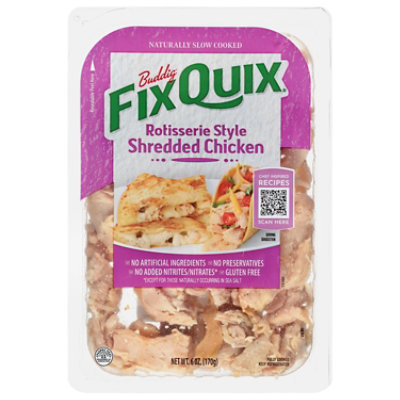 Buddig Fix Quix Shredded Chicken 6 Oz - 6 OZ - Image 2