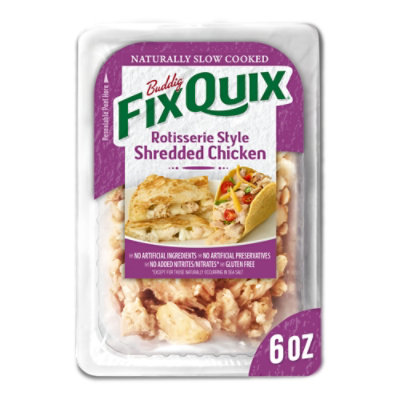 Buddig Fix Quix Shredded Chicken 6 Oz - 6 OZ - Image 1