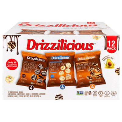 Drizzilicious Rice Cakes Mini Variety 12pc - 8.88 OZ - vons