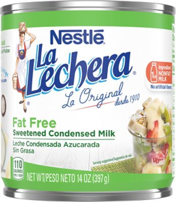 La Lechera Milk Fat Free - 14 FZ - Image 2