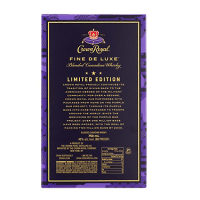 Crown Royal Canadian Whiskey - 750 Ml - Image 4