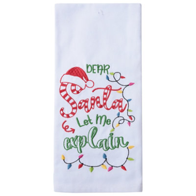 Signature Select Santa Let Me Explain Towel - Each - Image 1