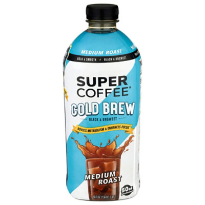 Super Coffee Cold Brew Medium Roast 50fz - 50 FZ - Image 1