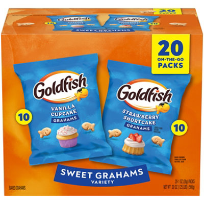 Pep Farm Goldfish Sweet Grahams Variety Pack 20ct - 20 CT - Image 1