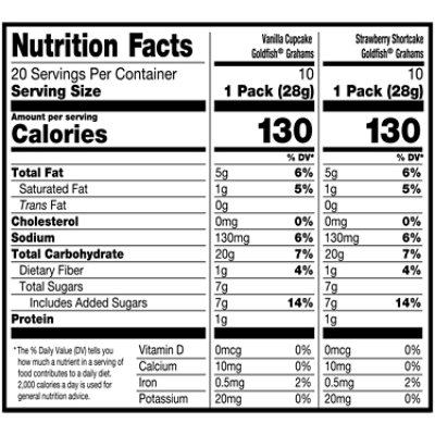 Pep Farm Goldfish Sweet Grahams Variety Pack 20ct - 20 CT - Image 2