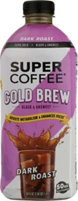 Super Coffee Cold Brew Dark Roast 50fz - 50 FZ - Image 5
