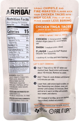 Arriba Taco Sauce Chipotle Chicken - 8 OZ - Image 5