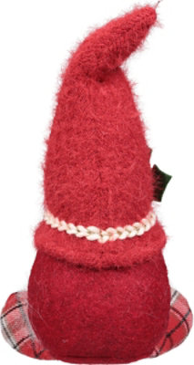 Signature Select 7 Inch Holiday Plaid Gnome Red - Each - Image 3