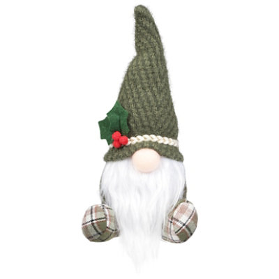 Signature Select 7 Inch Holiday Plaid Gnome Green - Each - Image 2