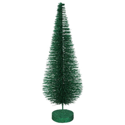 Signature Select 15 Inch Glitter Brush Tree Green - Each - Image 1