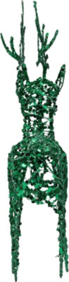 Signature Select 9.5 Inch Glitter Reindeer Green - Each - Image 3