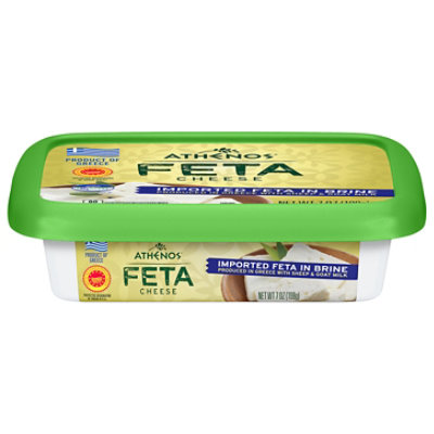 Athenos Imported Feta Cheese Chunk - 7 OZ - Image 2