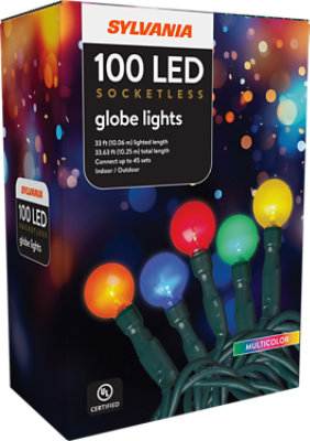 Inliten Socketless Globe Lights Multi-Color 100 Count - Each - Image 1