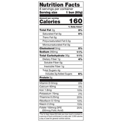 Aunt Millies Bakehouse Artisan Style Potato Hamburger Buns 8ct - 17 OZ - Image 3