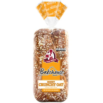 Aunt Millies Bakehouse Artisan Style Honey Crunchy Oat Bread - 20 OZ - Image 1