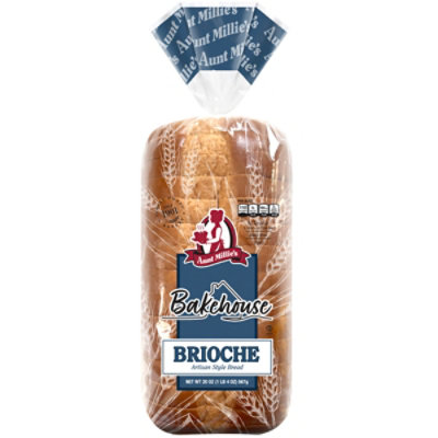 Aunt Millies Bakehouse Artisan Style Brioche Bread - 20 OZ - Image 1