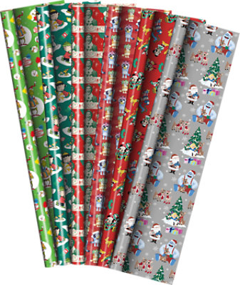 Plus Mark 35 Square Feet Licence Gift Wrap - Each - Image 1