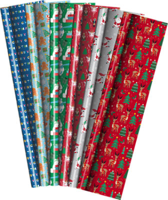 Signature Select 45 Square Feet Holiday Friends Wrap - Each - Image 1
