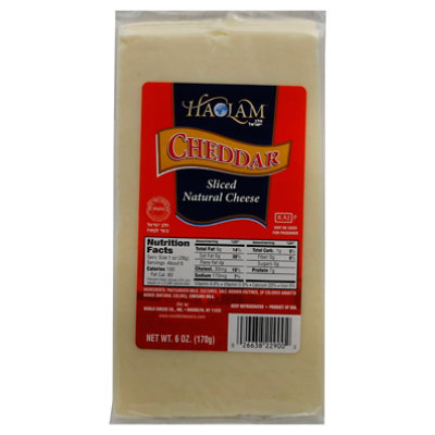 Haolam Sliced Cheddar - 6 OZ - Image 1